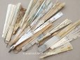 画像1: ＊蚤の市セット＊アンティーク ファンの骨組み 11点セット (1)