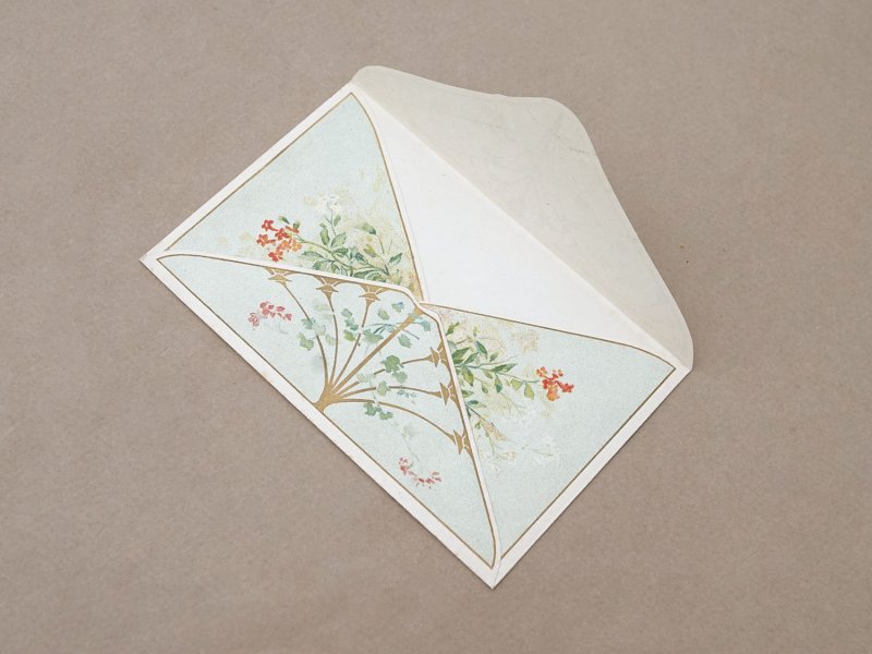 画像4: アンティーク パウダーサシェの紙袋 SACHET PARFUME AUX FLEURS - HUGUES FILS & CIE -