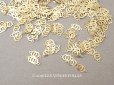 画像1: アンティーク メタル製 スパンコール ゴールド 9×4.5mm (1)
