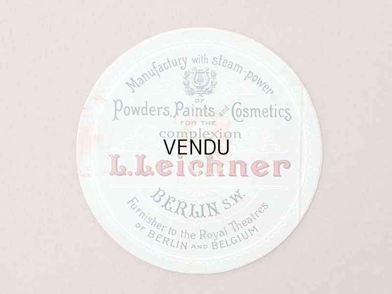 画像5: アンティーク 見開き型 パフュームカード PARFUMERIE THEATRALE L.Leichner's Fettpuder BERLIN