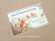 画像1: アンティーク パウダーサシェの紙袋 SACHET PARFUME AUX FLEURS - HUGUES FILS & CIE - (1)