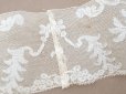 画像8: 18世紀 アンティーク 手編みのヴァランシエンヌレース 花模様 4m (8)