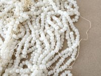 アンティーク シードビーズ パール加工 ガラスビーズ 1cm=5.5粒 70g