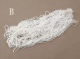 画像6: アンティーク ガラス製 サティネビーズ ホワイト 54〜57g 1cm=8粒 (6)