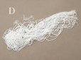 画像8: アンティーク ガラス製 サティネビーズ ホワイト 54〜57g 1cm=8粒 (8)