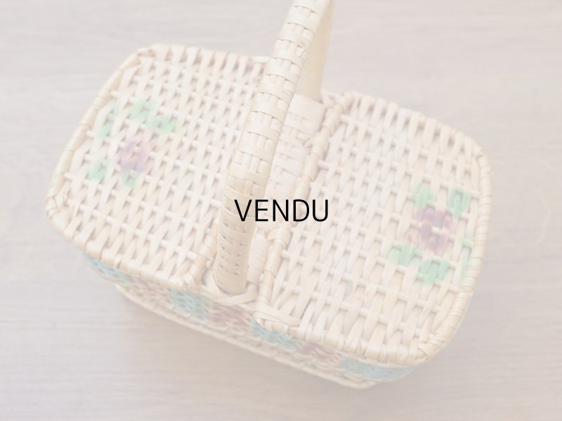 画像6: アンティーク  薔薇のパニエ ローズパニエ