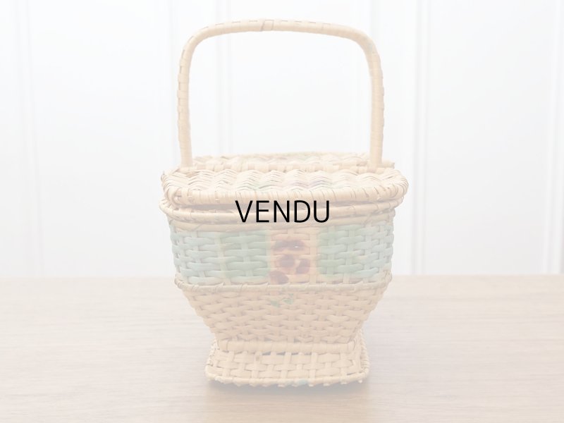 画像4: アンティーク  薔薇のパニエ ローズパニエ