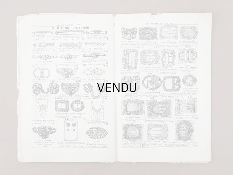 画像10: 【16周年セール対象外】1911年 アンティーク ボンマルシェ ジュエリーのカタログ Bijouterie - AU BON MARCHE -