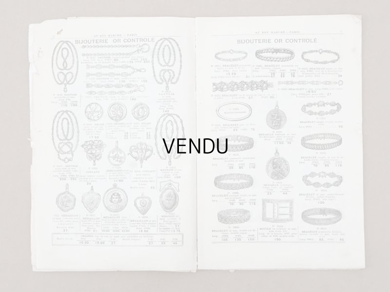 画像6: 【16周年セール対象外】1911年 アンティーク ボンマルシェ ジュエリーのカタログ Bijouterie - AU BON MARCHE -