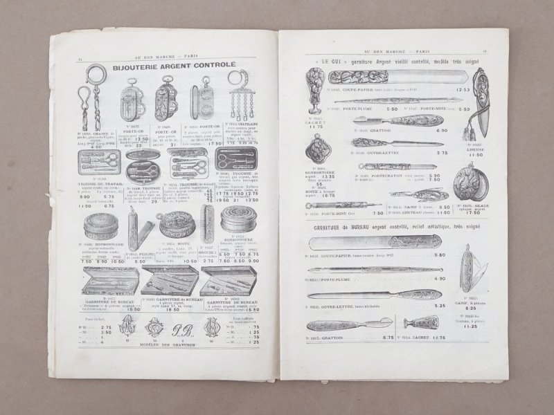 画像8: 【16周年セール対象外】1911年 アンティーク ボンマルシェ ジュエリーのカタログ Bijouterie - AU BON MARCHE -