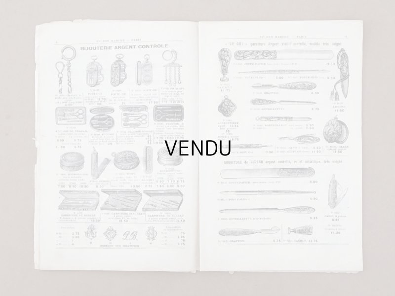 画像8: 【16周年セール対象外】1911年 アンティーク ボンマルシェ ジュエリーのカタログ Bijouterie - AU BON MARCHE -