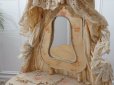画像13: 【セール対象外】19世紀末 カルトナージュラック コワフーズ 鏡台 子供用の玩具  (13)
