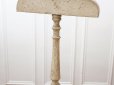 画像6: アンティーク ディスプレイスタンド オフホワイト パールリム 高さ 約47.5cm (6)