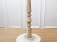 画像7: アンティーク ディスプレイスタンド オフホワイト パールリム 高さ 約47.5cm (7)