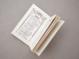 画像5: 1914年 アンティーク ローズパニエ＆薔薇のガーランド 小さなカレンダーのカルネ  - CHOCOLAT MASSON - (5)