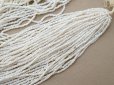 画像8: アンティーク 極小 パールホワイトのシードビーズ 1cm=10粒 47〜50g (8)