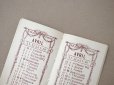 画像6: 1914年 アンティーク ローズパニエ＆薔薇のガーランド 小さなカレンダーのカルネ  - CHOCOLAT MASSON - (6)