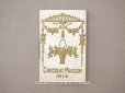 画像1: 1914年 アンティーク ローズパニエ＆薔薇のガーランド 小さなカレンダーのカルネ  - CHOCOLAT MASSON - (1)