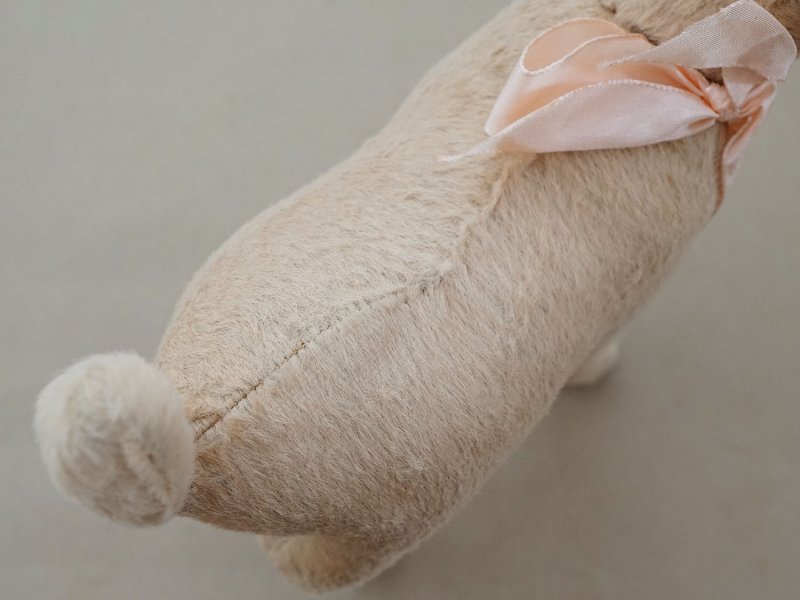 画像12: アンティーク バンビのぬいぐるみ パウダーピンク フランス製 FLOR