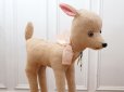 画像5: アンティーク バンビのぬいぐるみ パウダーピンク フランス製 FLOR (5)