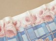 画像2:  アンティーク シルク製  幅広リボン ほぐし織り 薔薇模様 幅19.4cm (2)