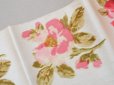 画像2: 19世紀 アンティーク シルク製 幅広リボン ベルベットの薔薇模様  175cm 13cm幅 (2)