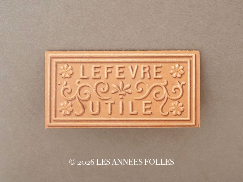 画像1: 1902年 アンティーク『LU』カレンダー ウエハース型 GAUFRETTE VANILLE - LEFEVRE-UTILE -