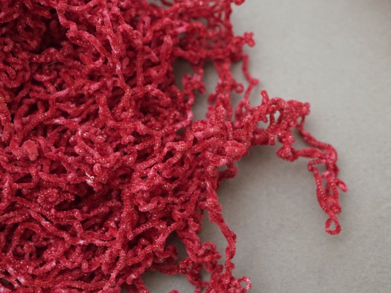 画像3: ＊蚤の市セット＊アンティーク 刺繍用 シルクベルベットの紐 3点セットシェニール糸 シュニーユ糸 