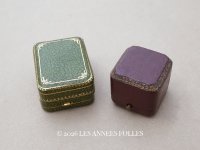 ＊蚤の市セット＊アンティーク 金彩入り ジュエリーボックス 2点セット