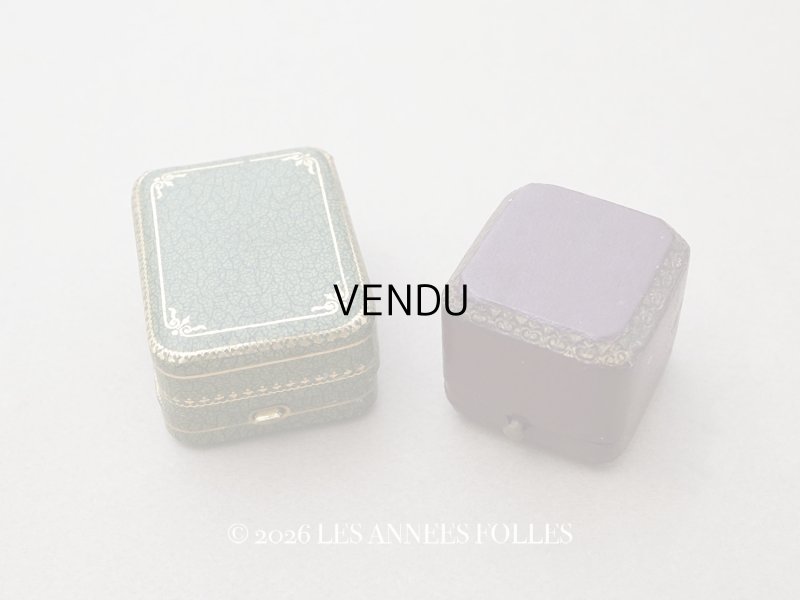 画像1: ＊蚤の市セット＊アンティーク 金彩入り ジュエリーボックス 2点セット