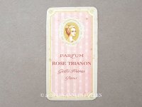 アンティーク パフュームカード ROSE TRIANON - GELLE FRERES PARIS -
