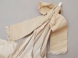 画像10: 19世紀末 アンティーク 日傘 パラソル 薔薇の彫刻i&モノグラム入り シルク製 キャメルベージュ  (10)
