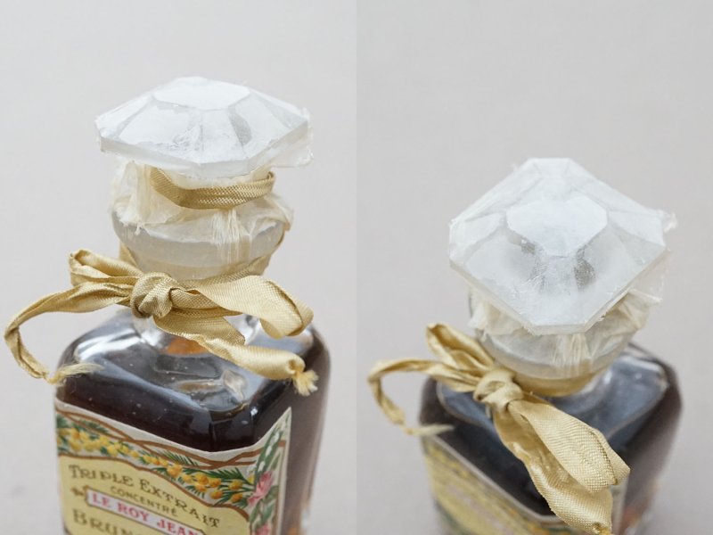 画像5: 1900年頃 アンティーク 未開封 パフュームボトル 鈴蘭＆薔薇＆菫＆ミモザ TRIPLE EXTRAIT LE ROI JEAN - BRUNO COURT GRASSE -
