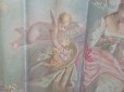 画像4: ＊蚤の市＊19世紀末 アンティーク 天使と女神 ファンリーフ シルク 扇面 ハンドペイント (4)