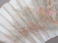 画像6: ＊蚤の市＊19世紀末 アンティーク 天使と女神 ファンリーフ シルク 扇面 ハンドペイント (6)