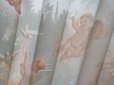 画像3: ＊蚤の市＊19世紀末 アンティーク 天使と女神 ファンリーフ シルク 扇面 ハンドペイント (3)