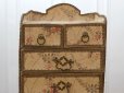 画像3: 1900年頃  アンティーク カルトナージュチェスト  薔薇の花かご ローズバスケット (3)