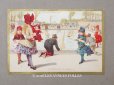 画像1: アンティーク クロモ  チュイルリー公園 LE BASSIN DES TUILERIES ボンマルシェ百貨店  -AU BON MARCHE- (1)