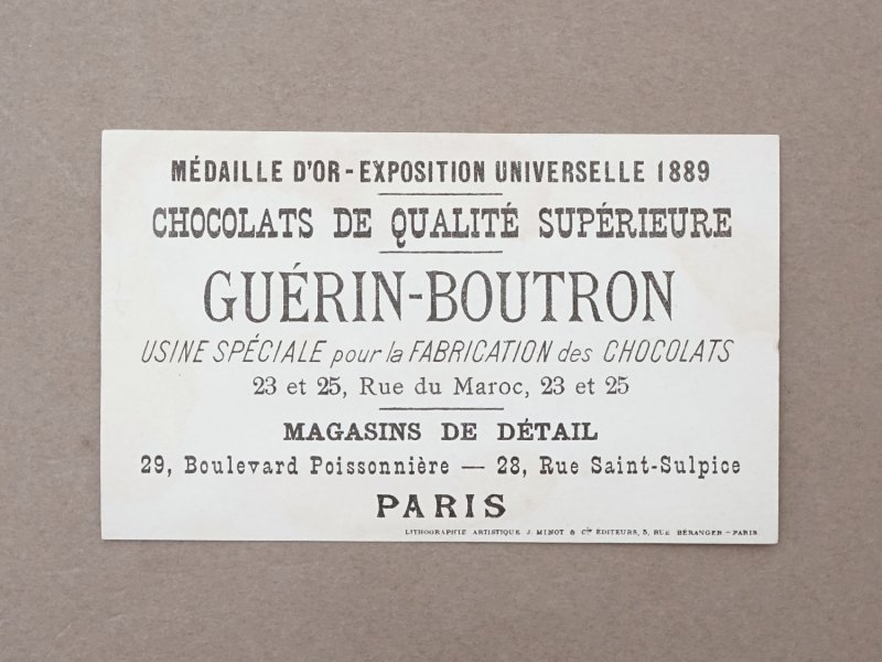 画像3: アンティーク クロモ 慈善バザー LA VENTE DE CHARITE - CHOCOLAT GUERIN-BOUTRON -