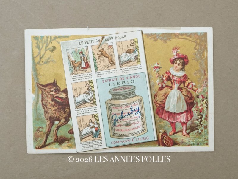 画像1: アンティーク クロモ 赤ずきん LE PETIT CHAPERON ROUGE - LIEBIG -