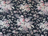19世紀末 アンティーク ナポレオン3世時代 コットン ファブリック 花模様  205 × 80cm
