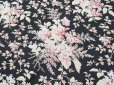 画像2: 19世紀末 アンティーク ナポレオン3世時代 コットン ファブリック 花模様  205 × 80cm (2)