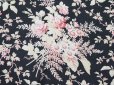 画像3: 19世紀末 アンティーク ナポレオン3世時代 コットン ファブリック 花模様  205 × 80cm (3)