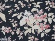 画像6: 19世紀末 アンティーク ナポレオン3世時代 コットン ファブリック 花模様  205 × 80cm (6)