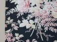 画像10: 19世紀末 アンティーク ナポレオン3世時代 コットン ファブリック 花模様  205 × 80cm (10)
