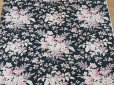 画像15: 19世紀末 アンティーク ナポレオン3世時代 コットン ファブリック 花模様  205 × 80cm (15)