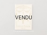 1913年 アンティーク ローズパニエ＆薔薇のガーランド 小さなカレンダーのカルネ  - CHOCOLAT MASSON -