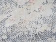 画像13: 19世紀末 アンティーク ナポレオン3世時代 コットン ファブリック 花模様  205 × 80cm (13)