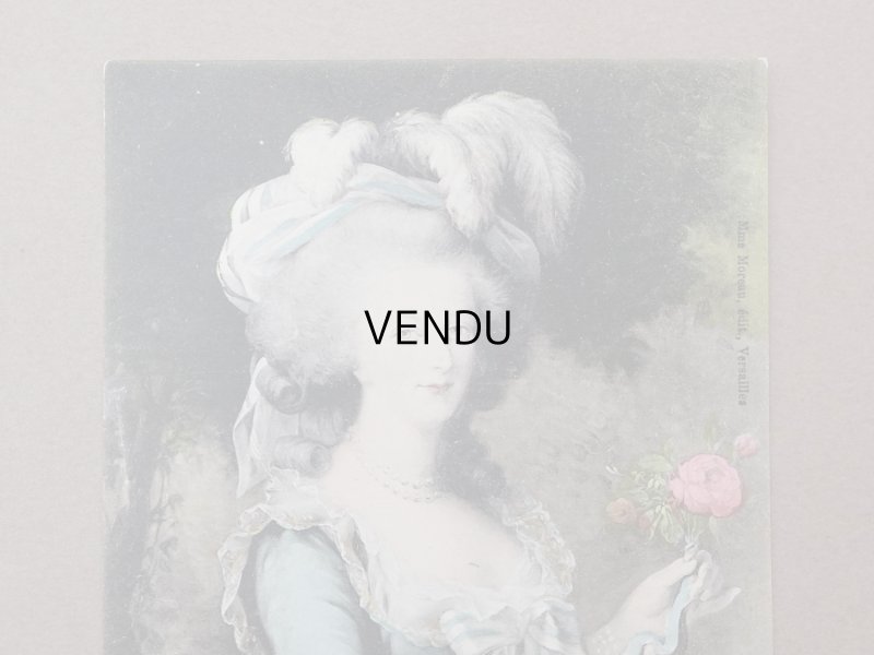 画像3: 1900年頃 未使用 アンティークポストカード  マリー・アントワネット Musee de Versailles Marie-Antoinette , par Vigee Lebrun