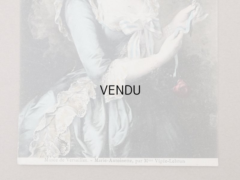 画像4: 1900年頃 未使用 アンティークポストカード  マリー・アントワネット Musee de Versailles Marie-Antoinette , par Vigee Lebrun